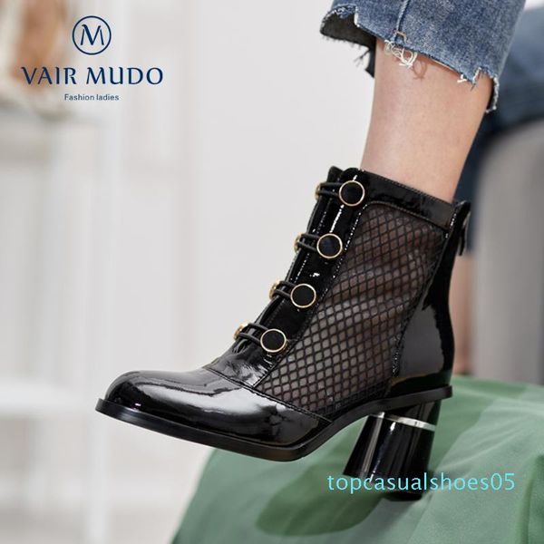 vair mudo fashion autumn ankle boots black women shoes patent leather elegant round toe thick heels classic lady boots t05
vair mudo fashion autumn ankle boots black women shoes patent leather elegant round toe thick heels classic lady boots t05