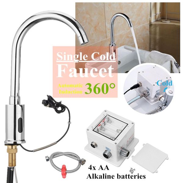 360degree swivel faucet automatic sensor water tap single cold basin sink mount bathroom fully-automatic convent chrome polished
360degree swivel faucet automatic sensor water tap single cold basin sink mount bathroom fully-automatic convent chrome polished