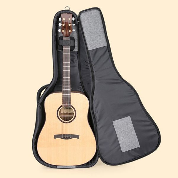 durable soft case bag cover for 40/41inch wooden acoustic guitar - gray 
durable soft case bag cover for 40/41inch wooden acoustic guitar - gray