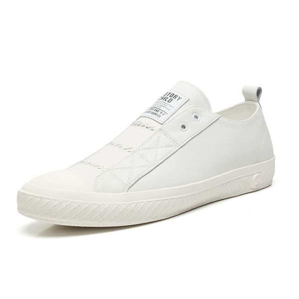 nxy men leather loafers white slip on shoes stylish comfortable leisure male breathable lazy shoes korean version white flats, Black
nxy men leather loafers white slip on shoes stylish comfortable leisure male breathable lazy shoes korean version white flats, Black