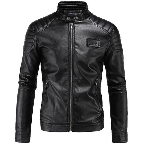 new motorcycle jacket pu leather men vintage retro moto faux punk leather jackets motorcycle coats slim fit stand collar size m
new motorcycle jacket pu leather men vintage retro moto faux punk leather jackets motorcycle coats slim fit stand collar size m