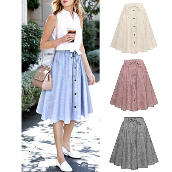 summer skirts womens 2019 gothic button solid a line skirts for women high waist skirt faldas mujer moda 2019, Black
summer skirts womens 2019 gothic button solid a line skirts for women high waist skirt faldas mujer moda 2019, Black