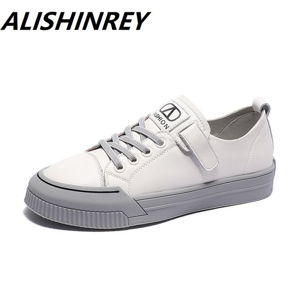alishinrey 2020 women shoes white spring new flat shoes women korean genuine leather sneakers casual, Black
alishinrey 2020 women shoes white spring new flat shoes women korean genuine leather sneakers casual, Black