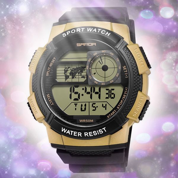 dropshiping men's digital watch multi-function 50m waterproof middle school students outdoor sports male electronic wristwatches, Slivery;brown
dropshiping men's digital watch multi-function 50m waterproof middle school students outdoor sports male electronic wristwatches, Slivery;brown