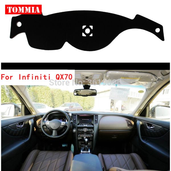 tommia interior dashboard cover light avoid pad pphobism mat sticker for infiniti qx70