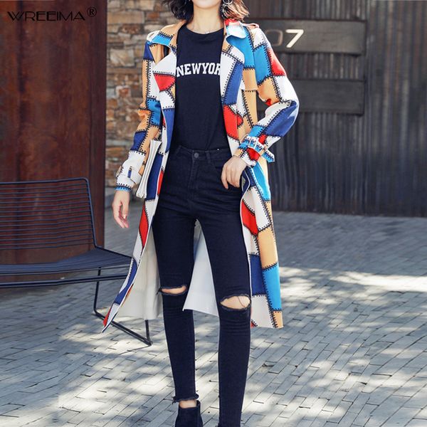 trench woman coats plaid patchwork full sleeve loose slim coat turn-down collar casual ladies trench coat for women 2019 spring, Tan;black
trench woman coats plaid patchwork full sleeve loose slim coat turn-down collar casual ladies trench coat for women 2019 spring, Tan;black