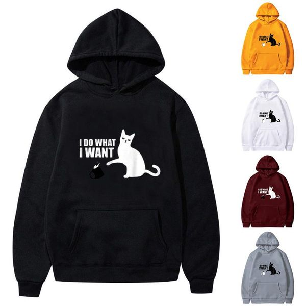 women's hoodies printing collar long sleeve casual sweatshirt cotton blouse sweatshirt fashion sweatshir bluzy damskie moletom, Black