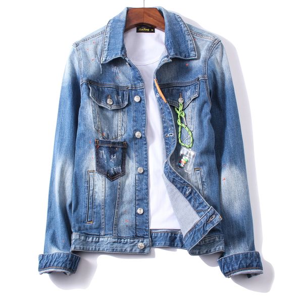 2019 new fashion casual ripped blue denim jackets long sleeve clothes brand mens designer luxury jacket streetwear plus size m-3xl, Black;brown
2019 new fashion casual ripped blue denim jackets long sleeve clothes brand mens designer luxury jacket streetwear plus size m-3xl, Black;brown