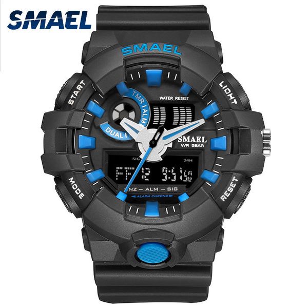 new fashion men watches smael brand wristwatches swim dress led wristwatches 50 meters waterproof sports male clocks 1642, Slivery;brown
new fashion men watches smael brand wristwatches swim dress led wristwatches 50 meters waterproof sports male clocks 1642, Slivery;brown
