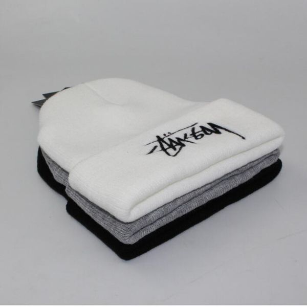 STUSSY brand Beanie HatS Высококачественные вязаные теплые шапки Мужчины Женщины Новые шапочки Шапки Черепные шапки Мода Повседневные уличные шапки