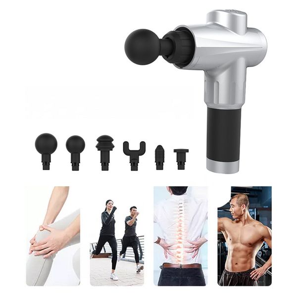 muscle massage gun sport therapy massager body relaxation pain relief slimming shaping massager 6 x massage heads
muscle massage gun sport therapy massager body relaxation pain relief slimming shaping massager 6 x massage heads
