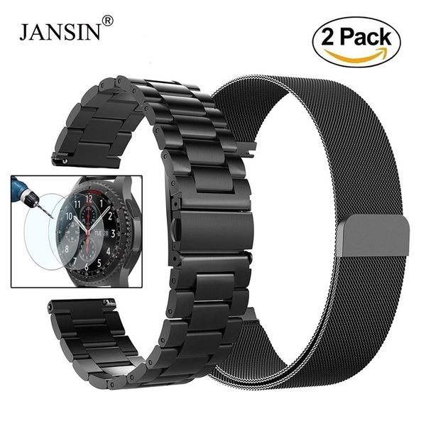 22mm universal milanese loop band for samsung gear s3 classic/s3 frontier/galaxy watch 46mm adjustable stainless steel strap, Black;brown
22mm universal milanese loop band for samsung gear s3 classic/s3 frontier/galaxy watch 46mm adjustable stainless steel strap, Black;brown