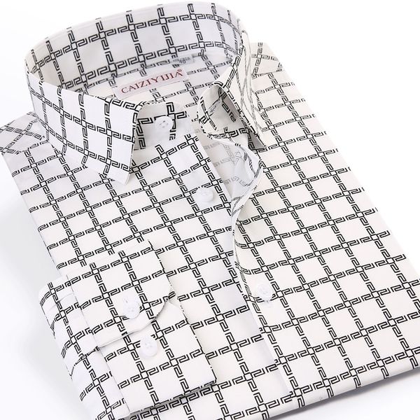 men's fashion plaid checkered printed hawaiian shirt pocket-less design long sleeve standard-fit casual beach gingham shirts, White;black
men's fashion plaid checkered printed hawaiian shirt pocket-less design long sleeve standard-fit casual beach gingham shirts, White;black