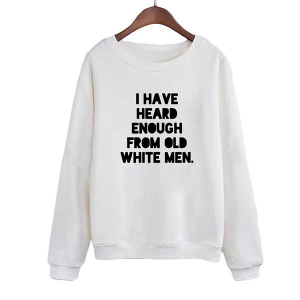 funny saying i have heard enough from old white clothes sudaderas mujer autumn winter fashion women sweatshirt hoodies, Black
funny saying i have heard enough from old white clothes sudaderas mujer autumn winter fashion women sweatshirt hoodies, Black