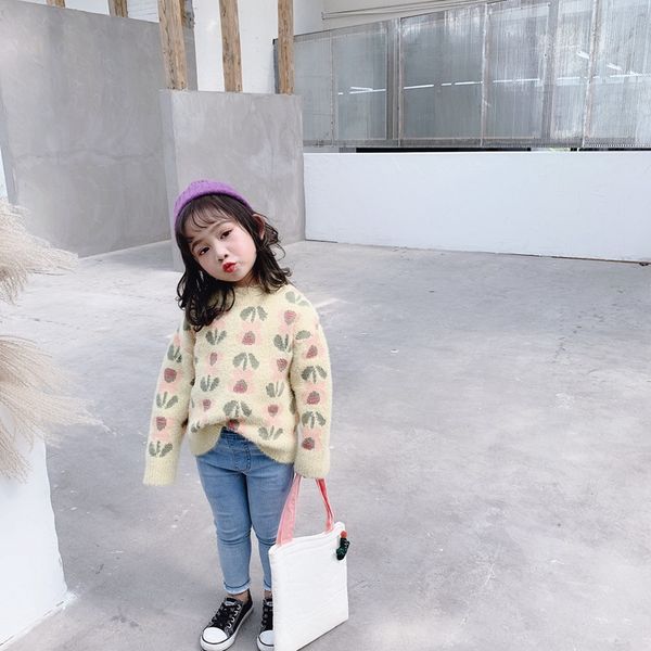2019 autumn new arrival korean style cotton thicked flowers printed long sleeve princess sweater for cute sweet baby girls, Blue
2019 autumn new arrival korean style cotton thicked flowers printed long sleeve princess sweater for cute sweet baby girls, Blue