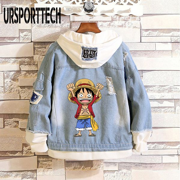 2019 spring autumn new men's denim jacket trend personality stitching cosplay fake two-piece embroidery casual hooded jacket men, Black;brown
2019 spring autumn new men's denim jacket trend personality stitching cosplay fake two-piece embroidery casual hooded jacket men, Black;brown