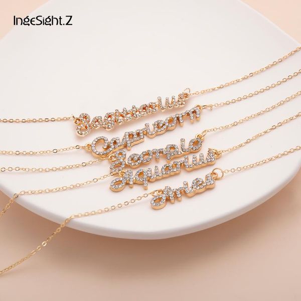 ingesight.z korean elegant rhinestones letter sagittarius constellation pendant necklace shiny crystal long necklaces jewelry, Silver
ingesight.z korean elegant rhinestones letter sagittarius constellation pendant necklace shiny crystal long necklaces jewelry, Silver