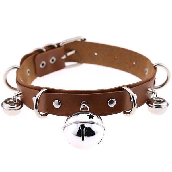 2020 fashion handmade gothic choker trend collar belt necklace with bells club party goth jewelry, Silver
2020 fashion handmade gothic choker trend collar belt necklace with bells club party goth jewelry, Silver