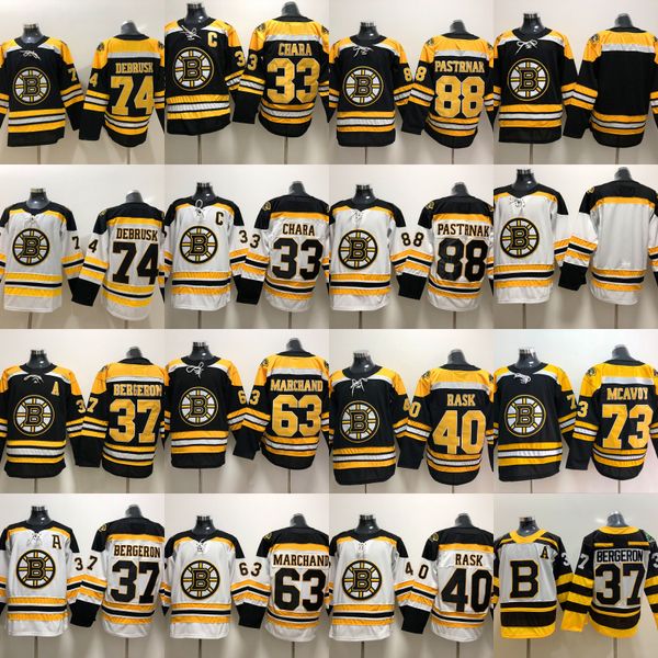 74 Jake DeBrusk Boston Bruins 73 Charlie McAvoy 88 David Pastrnak 63 Brad Marchand 33 Zdeno Chara 37Bergeron 40 Tuukka Rask Hockey Jerseys
74 Jake DeBrusk Boston Bruins 73 Charlie McAvoy 88 David Pastrnak 63 Brad Marchand 33 Zdeno Chara 37Bergeron 40 Tuukka Rask Hockey Jerseys