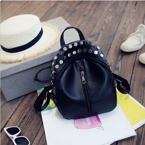 women backpack girl knapsack school bags teenagers rucksack mini rivet bag bucket zipper rivet solid fashion backpack women 2019
women backpack girl knapsack school bags teenagers rucksack mini rivet bag bucket zipper rivet solid fashion backpack women 2019
