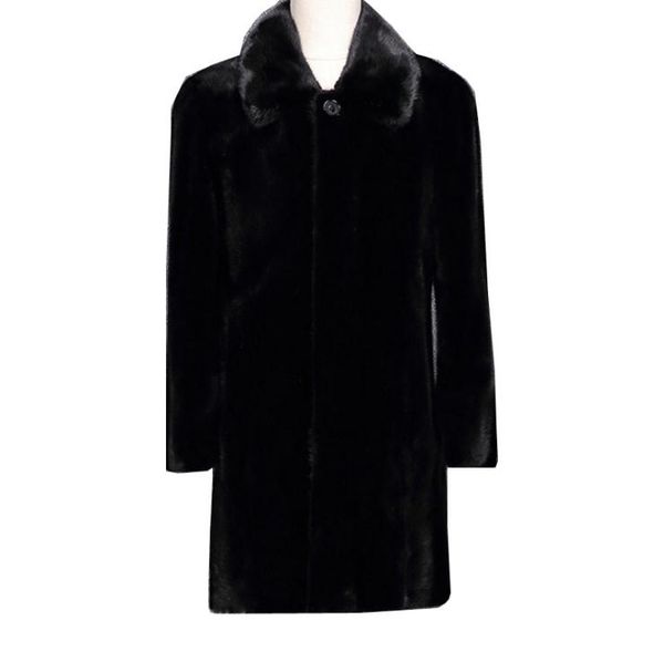 chaquetas hombre long section black fake fur jacket men large size casual imitation outwears long winter k1226
chaquetas hombre long section black fake fur jacket men large size casual imitation outwears long winter k1226