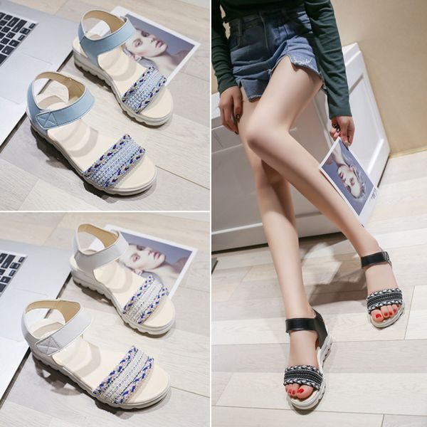 xiniu sandals women wedges shoes pumps high heels sandals summer 2019 thick bottom belt buckle shoes platform #0507, Black
xiniu sandals women wedges shoes pumps high heels sandals summer 2019 thick bottom belt buckle shoes platform #0507, Black