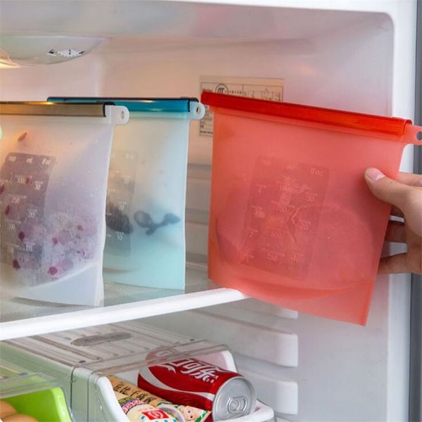 1500ml/1000ml reusable silicone food fresh bags food preservation bag sealing storage container portable picnic ziplock bags ship
1500ml/1000ml reusable silicone food fresh bags food preservation bag sealing storage container portable picnic ziplock bags ship