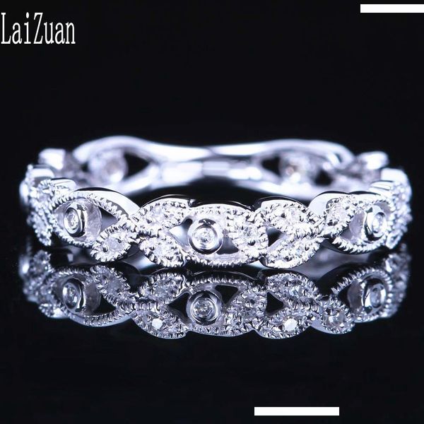 laizuan solid 14k white gold au585 0.15ct certified h si round natural diamond engagement wedding band trendy jewelry gift ring, Golden;silver
laizuan solid 14k white gold au585 0.15ct certified h si round natural diamond engagement wedding band trendy jewelry gift ring, Golden;silver