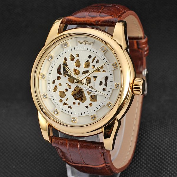 fashion t-winner hollow men's automatic mechanical watch new leather pattern diamond brand movement business watch, Slivery;brown
fashion t-winner hollow men's automatic mechanical watch new leather pattern diamond brand movement business watch, Slivery;brown