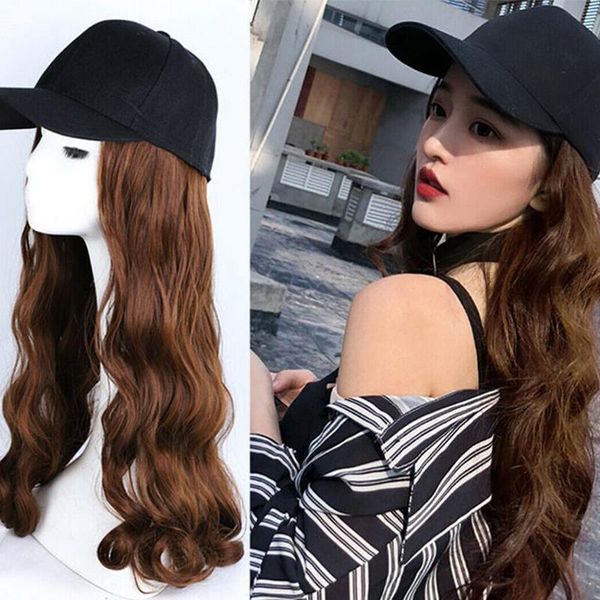 4 colors adjustable women hats wavy with black cap wig all-in-one female baseball cap
4 colors adjustable women hats wavy with black cap wig all-in-one female baseball cap