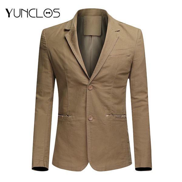 yunclos 2019 solid color men jacket blazers casual khaki blazer jacket long sleeve spring autumn slim fit casual wear, White;black
yunclos 2019 solid color men jacket blazers casual khaki blazer jacket long sleeve spring autumn slim fit casual wear, White;black