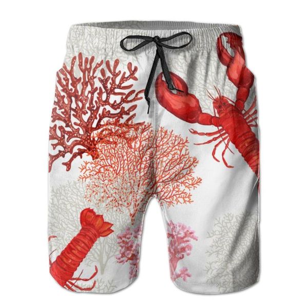 mens swimming shorts swimwear marine lobster anchor corals men trunks swimsuit man beach wear short pants bermuda boardshorts, White;black
mens swimming shorts swimwear marine lobster anchor corals men trunks swimsuit man beach wear short pants bermuda boardshorts, White;black
