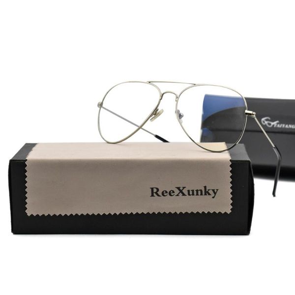 2020 new pilot frame anti blue light glasses men computer glasses gaming goggles transparent eyewear frame women eyeglasses, White;black