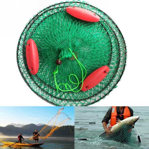 portable three floating ball fish net new cast mesh cage boat fishing catching rubber silk material fishing net for lure
portable three floating ball fish net new cast mesh cage boat fishing catching rubber silk material fishing net for lure