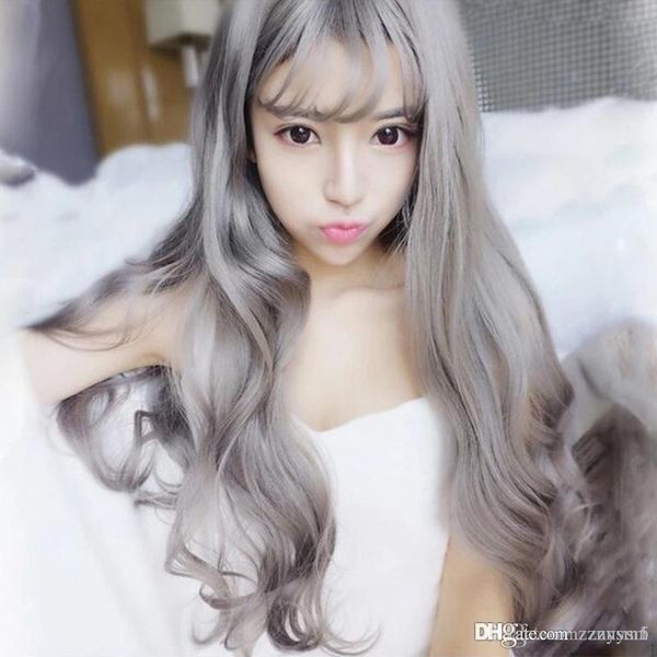 2019 grey synthetic front wig dark root ombre gray wig heat resistant synthetic wigs for african american, Black
2019 grey synthetic front wig dark root ombre gray wig heat resistant synthetic wigs for african american, Black