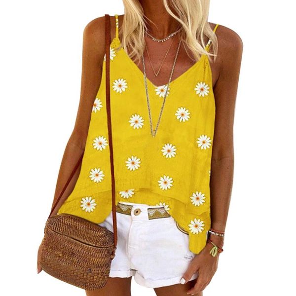 lasperal 2020 summer daisy print blouses shirt women backless sleeveless boho blouse plus size v neck beach straps, White
lasperal 2020 summer daisy print blouses shirt women backless sleeveless boho blouse plus size v neck beach straps, White