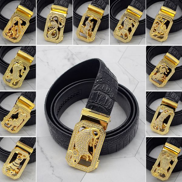men's automatic men's trousers automatic buckle 12 zodiac belt layer cowhide classic trousers belt, Black;brown
men's automatic men's trousers automatic buckle 12 zodiac belt layer cowhide classic trousers belt, Black;brown
