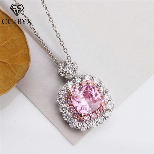 cc necklaces pendants for women 925 silver cubic zirconia pink/yellow square stone bridal wedding pendant no chain ccn250
cc necklaces pendants for women 925 silver cubic zirconia pink/yellow square stone bridal wedding pendant no chain ccn250