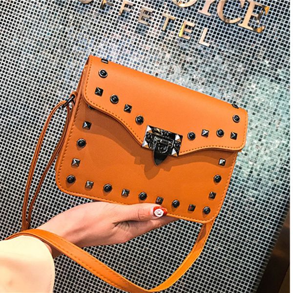 women's shoulder bags new korean women's bags rivet pure color small square pu casual diagonal
women's shoulder bags new korean women's bags rivet pure color small square pu casual diagonal