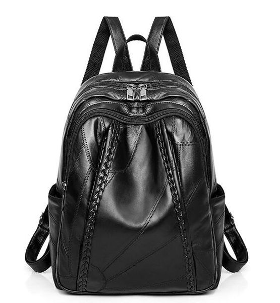 2020 new women's leather shoulder bag sheepskin backpack european and american fashion soft leather women's bag foreign trade
2020 new women's leather shoulder bag sheepskin backpack european and american fashion soft leather women's bag foreign trade