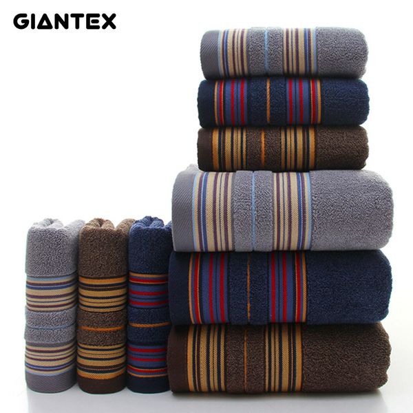 giantex 3-pieces thicker stripe pattern soft cotton towel set bathroom super absorbent bath towel face towels u1144
giantex 3-pieces thicker stripe pattern soft cotton towel set bathroom super absorbent bath towel face towels u1144