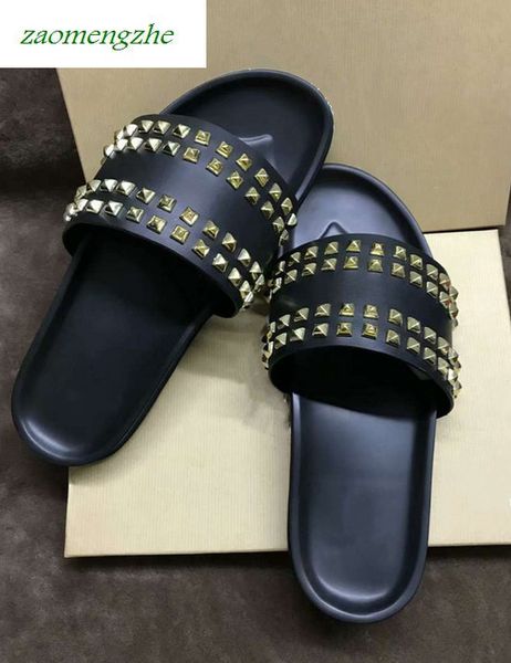 donna studded red bottom slippers designer willow nails soft bottom rubber slippers men rivet spikeswith boxssales new, Black
donna studded red bottom slippers designer willow nails soft bottom rubber slippers men rivet spikeswith boxssales new, Black