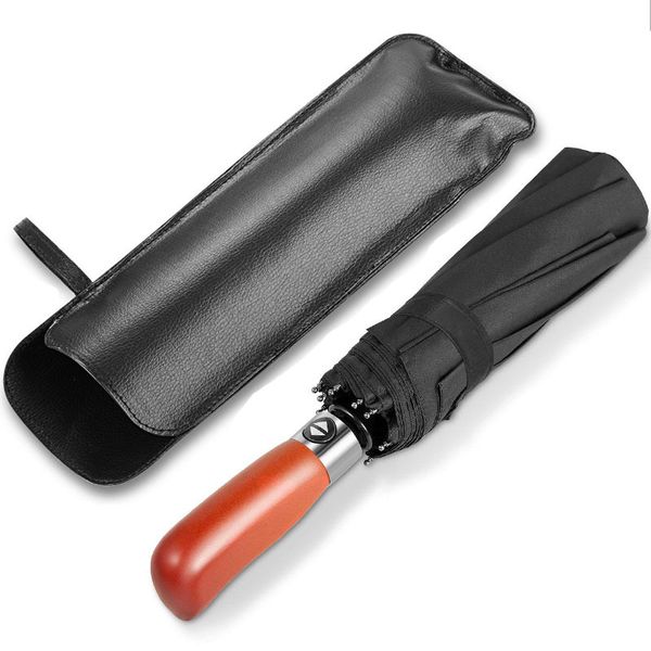 business automatic umbrella 3 fold waterproof umbrella luxury wood handle quality mens creative rain waterproof u5b222
business automatic umbrella 3 fold waterproof umbrella luxury wood handle quality mens creative rain waterproof u5b222