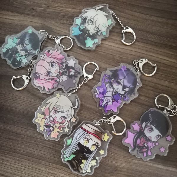anime dangan ronpa danganronpa v3 key chains two-sided keychain cosplay acrylic pendant keyring, Silver
anime dangan ronpa danganronpa v3 key chains two-sided keychain cosplay acrylic pendant keyring, Silver