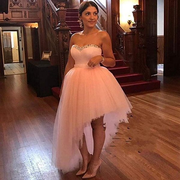 women's high low short dress off shoulder rhinestones tulle sweetheart homecoming cocktail party evening dresses, Black;red
women's high low short dress off shoulder rhinestones tulle sweetheart homecoming cocktail party evening dresses, Black;red