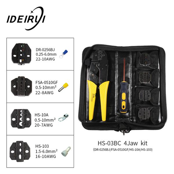 4 in 1 multi wire crimper tools kit with wire stripper screwdriver 4 spare jaw engineering different terminal crimping plier
4 in 1 multi wire crimper tools kit with wire stripper screwdriver 4 spare jaw engineering different terminal crimping plier