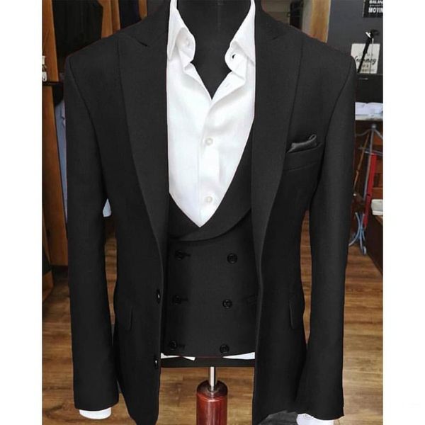 two buttons black groom tuxedos peak lapel men suits wedding/prom/dinner man blazer (jacket+pants+vest+tie) w388, Black;gray
two buttons black groom tuxedos peak lapel men suits wedding/prom/dinner man blazer (jacket+pants+vest+tie) w388, Black;gray