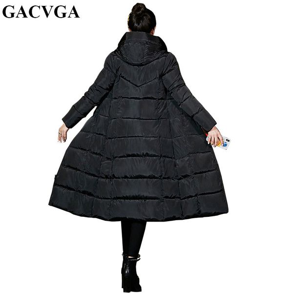 gacvga 2018 plus size 6xl down cotton winter long coat women parka hooded jacket women parkas winter warm jackets and coats, Black
gacvga 2018 plus size 6xl down cotton winter long coat women parka hooded jacket women parkas winter warm jackets and coats, Black