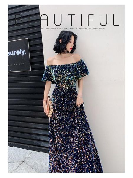 2020 new sequins evening dress vintage elegant prom dress shiny off the shoulder evening gown a-line long formal, White;black
2020 new sequins evening dress vintage elegant prom dress shiny off the shoulder evening gown a-line long formal, White;black