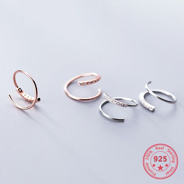 2019 new minimalism 925 silver jewelry smooth ear circle sterling silver zircon earrings for women gift, Golden;silver
2019 new minimalism 925 silver jewelry smooth ear circle sterling silver zircon earrings for women gift, Golden;silver